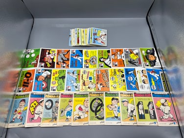 Lot of (65) 1960s & 70s Fleer Laughlin Baseball Cards - Varying Conditions