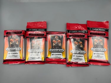 Lot of (5) 2021 Panini Prizm Draft Picks Football Factory Sealed Value Packs