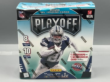 2020 Panini Playoff Football Factory Sealed Mega Box