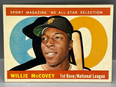 1960 Topps Willie McCovey All Star RC #554