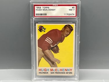 1959 Topps Hugh McElhenny #5 PSA NM 7