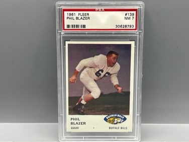 1961 Fleer Phil Blazer #139 PSA NM 7