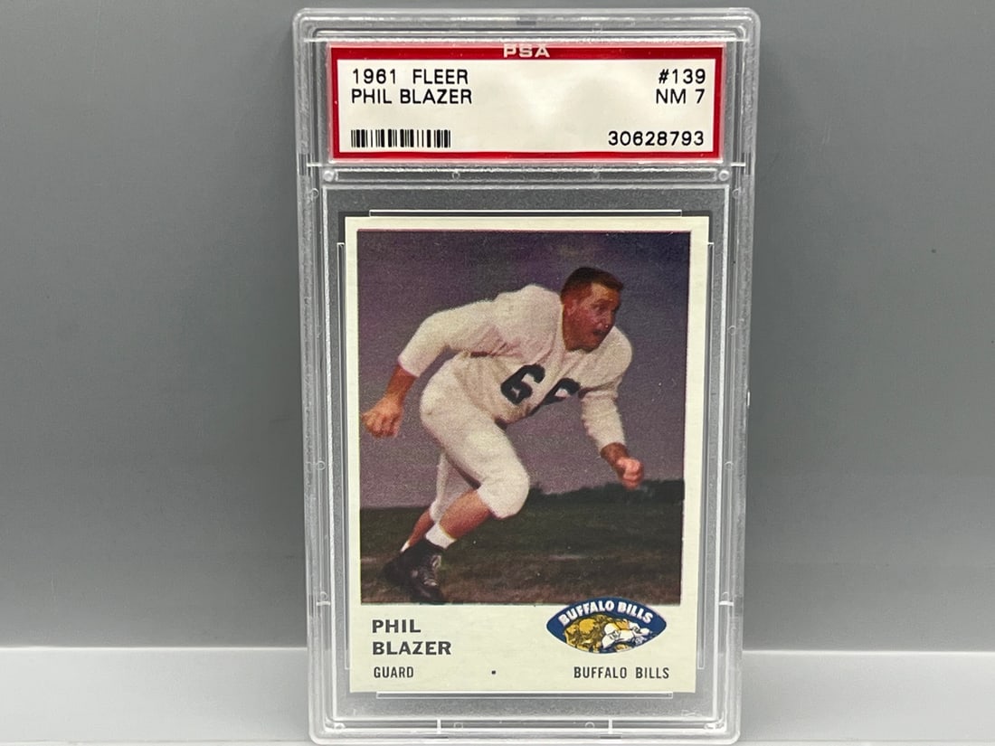1961 Fleer Phil Blazer #139 PSA NM 7 (1 of 2)