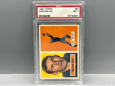 1957 Topps Harlon Hill #67 PSA NM 7