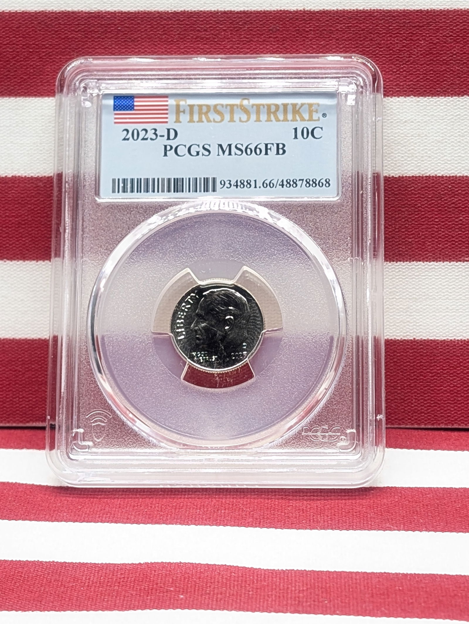 2023-D Roosevelt Dime - PCGS MS66 FB *First Strike* (1 of 3)