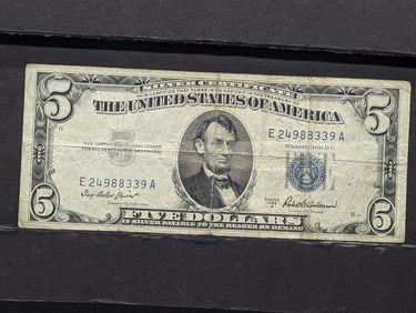 1953 A Series $5.00 Silver Certificate
