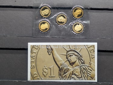 Presidential Dollar Collection in Gem Proof Condition