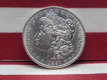 1891 Morgan Silver Dollar