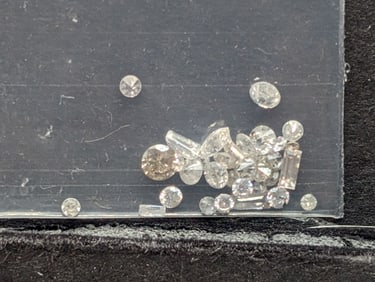 0.61 Ct. Diamond Investment Lot - WONDERFUL Mixed Shape Diamonds!!