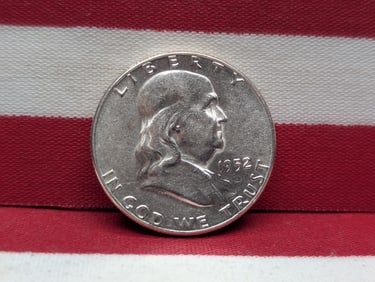 1952 Franklin Silver Half Dollar **AU/UNC**