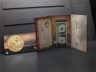 Native American 2019 American $1 Coin & Currency Set in OGP w/ COA
