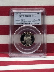 1978-S PROOF Washington Quarter - PCGS PR69 DCAM