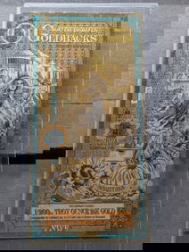1/200th Troy Oz. 24k PURE GOLD 2024 $5.00 South Dakota Goldback