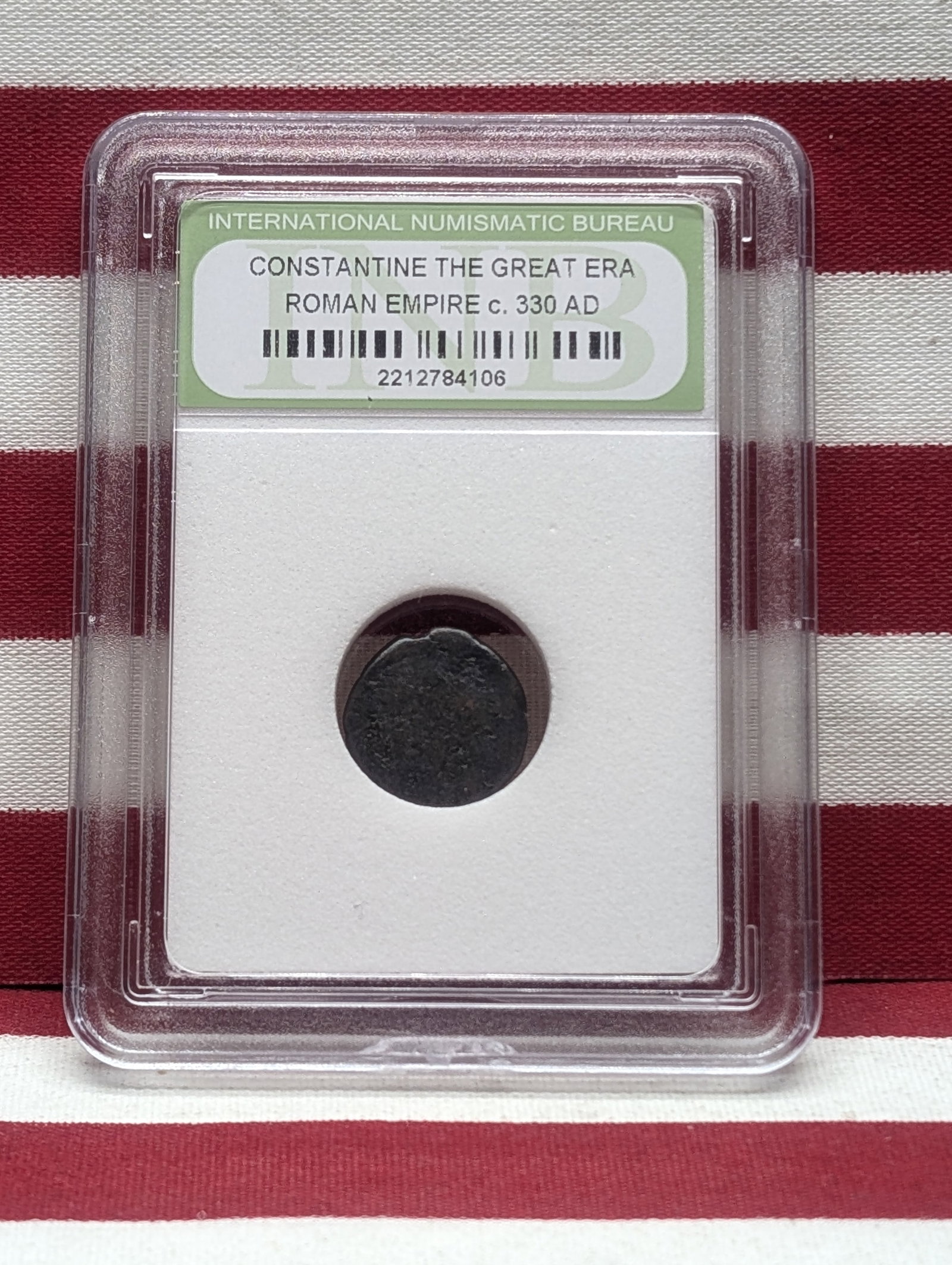 c. 330 AD Constantine the Great Era Roman Empire Coin - Slabbed International Numismatic Bureau: c. 330 AD Constantine the Great Era Roman Empire Coin - Slabbed International Numismatic Bureau