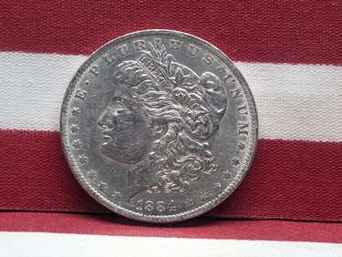 1884-O Morgan Silver Dollar