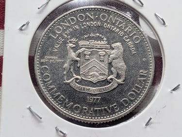 1977 London-Ontario Proof Commemorative Dollar