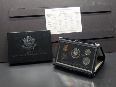 1995-S United States Mint Premier Silver Proof Set in OGP w/ COA