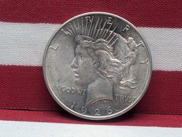 1926-D Peace Silver Dollar **Choice UNC** RARE THIS NICE!!