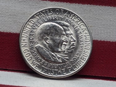 1953-S Washington-Carver Silver Half Dollar