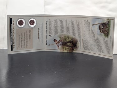 2009-P&D Lincoln Formative Years Cent Collection in Information Display Card