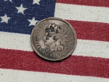 1867 Indian Head Cent
