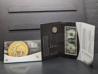 Mohawk Ironworkers 2015 American $1 Coin & Currency Set in OGP w/ COA