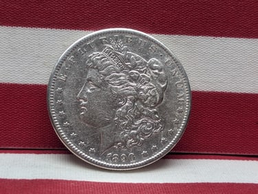 1890-S Morgan Silver Dollar