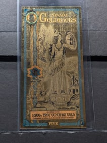1/200th Troy Oz. 24k PURE GOLD 2023 $5.00 Nevada Goldback