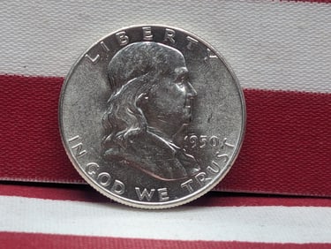 1950 Franklin Silver Half Dollar **UNC**