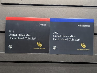 2012 P&D U.S. Mint Uncirculated Set in OGP