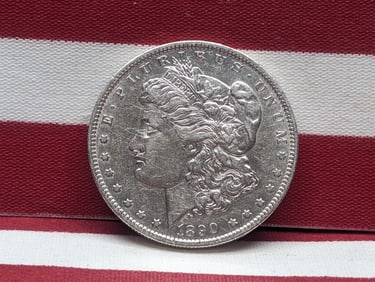1890-O Morgan Silver Dollar