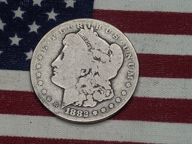 1882-CC Morgan Silver Dollar