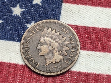 1870 Indian Head Cent **SEMI-KEY DATE - VG/FINE**