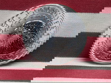 1 Oz. .999+ FINE SILVER JM Bullion/ Eagle Head Designed Round