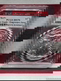 2020-(S) American Silver Eagle - PCGS MS70 *Emergency Issue*