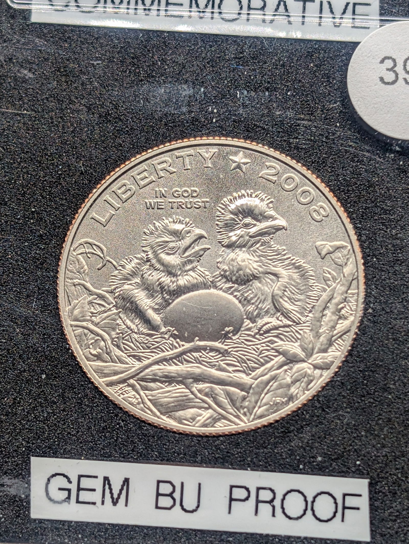 2008-S Bald Eagle, Recovery Half Dollar Commemorative, BU GEM PROOF Like (1 of 3)