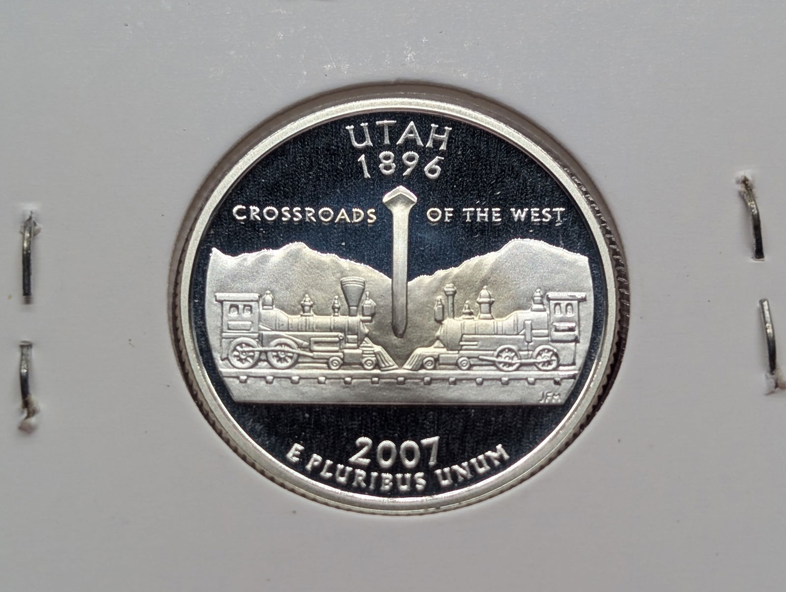 2007-S 90% Silver Proof State Quarter, Utah (UT) (1 of 3)