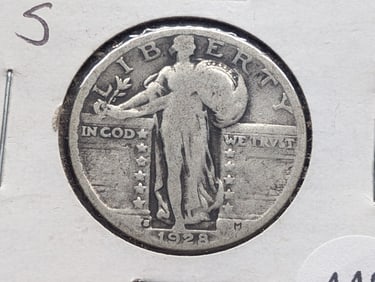 1928-S Standing Liberty 25c. 90% Silver