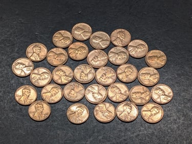 30-1930's, Lincoln Wheaties, Nice Grades