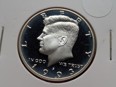 1993-S 90% Silver Proof Kennedy Half Dollar