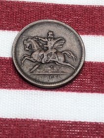 1863 Civil War Token. UNC Details. "Union Forever"