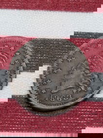 1863 Civil War Token. UNC Details. "Wilsons Medal"