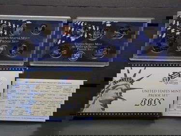 2003 -S U.S. Mint Proof Set In OGP With COA, Includes State Quarters