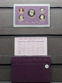 1988 -S U.S. Mint Proof Set In OGP & COA