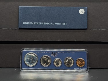 1966 Special Mint Set In OGP, Includes 40% Silver Kennedy Half