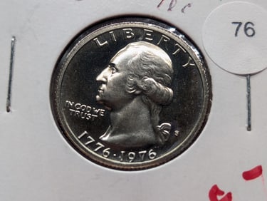 1976-S Bicentennial Washington Quarter, Proof