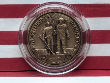 American Freedom Train, Bicentennial Journey Large Bronze Medal