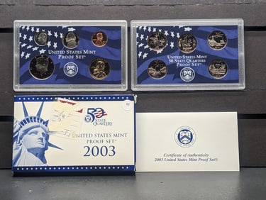 2003 -S U.S. Mint Proof Set In OGP With COA