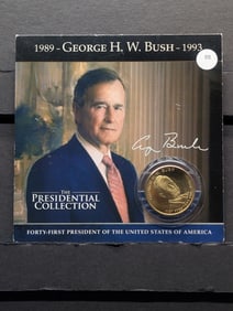 George H. W. Bush, The Presidential Collectable Coin, One Coin