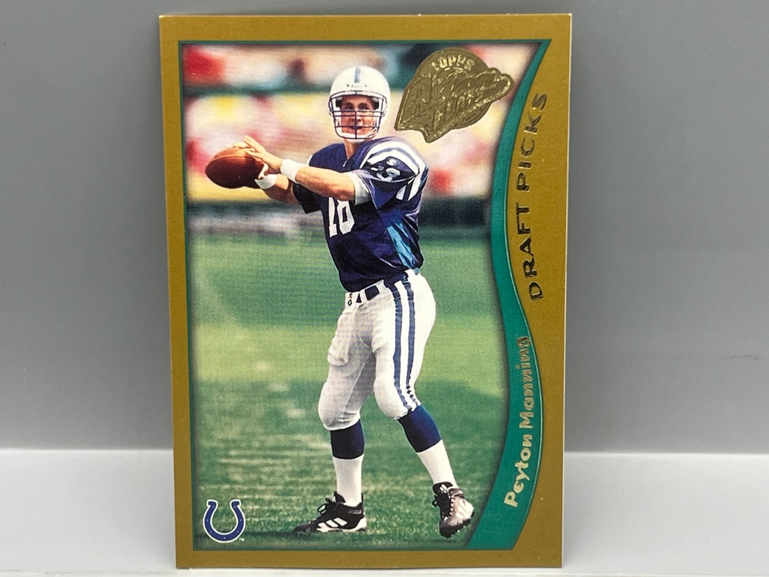1998 Topps Action Flats Peyton Manning RC #K5 (1 of 2)